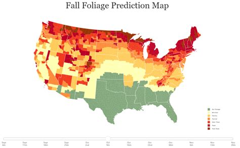 Map: Where fall colors are peaking, and where they will soon